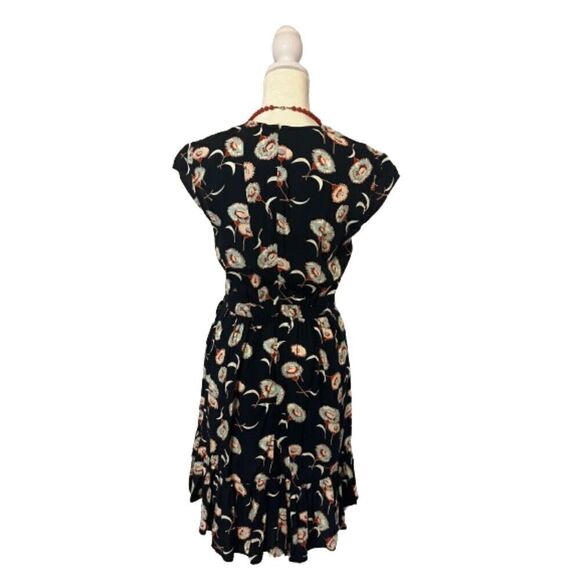 J. Crew Mercantile Sleeveless Navy Floral Dress Size 00 - Picture 3 of 8